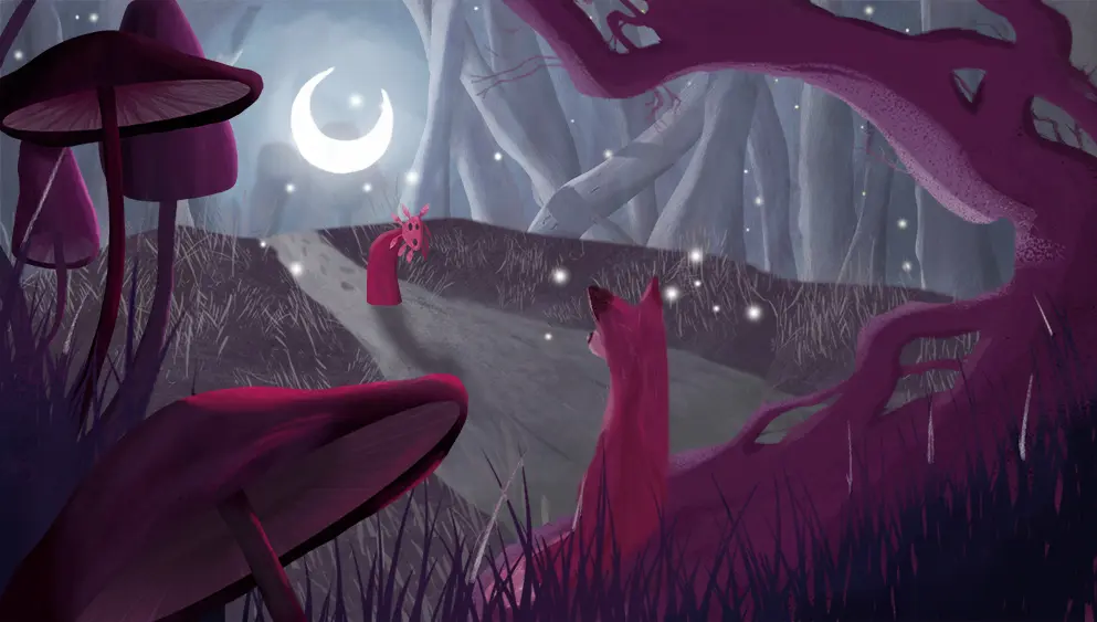 MAGIC FOREST<br> ilustracja cyfrowa