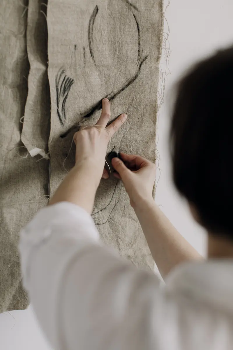 szkice weglem Gosia Szymanska